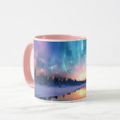 Aurora Borealis, Noorderlicht, Mok (Voorkant links)