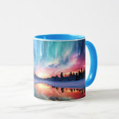 Aurora Borealis, Noorderlicht, Mok (Voorkant rechts)