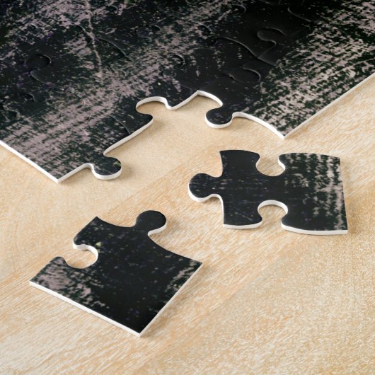 Aurora Borealis noorderlicht Night Landschap Legpuzzel (Zijkant)