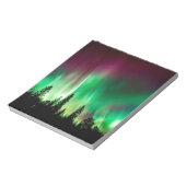 Aurora borealis noorderlicht notitieblok (Linkerzijde)