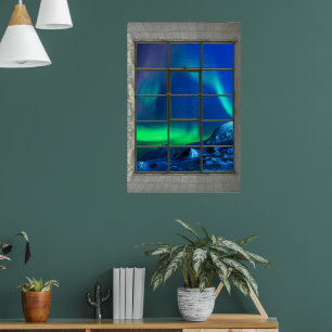 Aurora Borealis noorderlicht Poster
