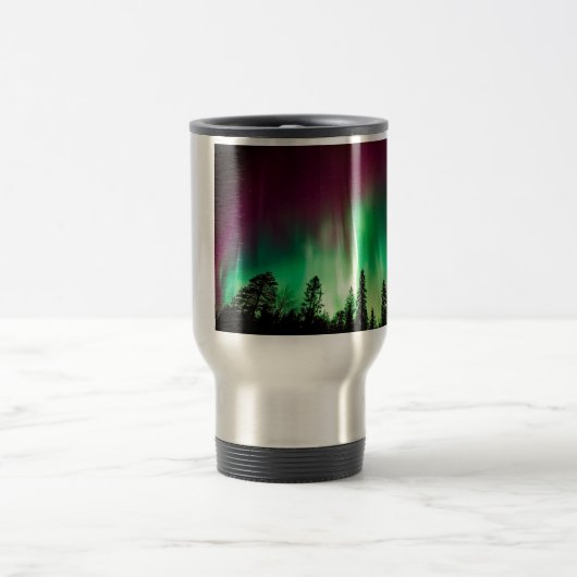 Aurora borealis noorderlicht reisbeker (Center)