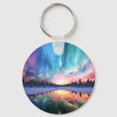 Aurora Borealis, Noorderlicht, Sleutelhanger (Voorkant)