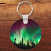 Aurora borealis noorderlicht sleutelhanger (Voorkant)
