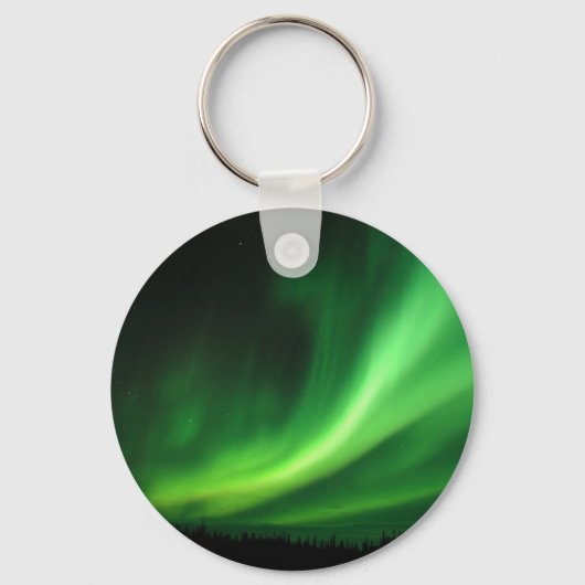 Aurora Borealis noorderlicht Sleutelhanger (Voorkant)