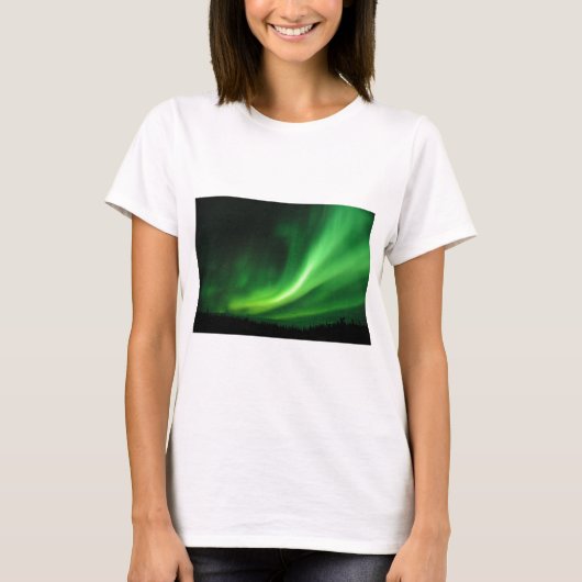 Aurora Borealis noorderlicht T-shirt (Voorkant)