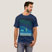 Aurora Borealis noorderlicht T-shirt (Voorkant volledig)