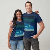 Aurora Borealis noorderlicht T-shirt (Unisex)