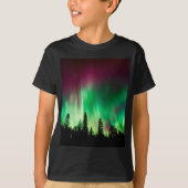 Aurora borealis noorderlicht t-shirt (Voorkant)