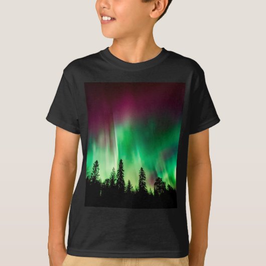 Aurora borealis noorderlicht t-shirt (Voorkant)