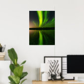 Aurora Borealis noorderlichten Noorwegen Poster (Thuiskantoor)