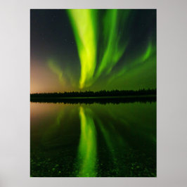 Aurora Borealis noorderlichten Noorwegen Poster