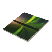Aurora Borealis noorderlichten Noorwegen Tegeltje (Zijkant)