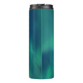 Aurora Borealis noorderlichten Noorwegen Thermosbeker (Achterkant)