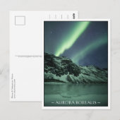 Aurora Borealis Noorwegen Briefkaart (Voorkant / Achterkant)