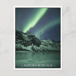 Aurora Borealis Noorwegen Briefkaart