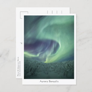 Aurora Borealis Noorwegen Briefkaart