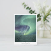 Aurora Borealis Noorwegen Briefkaart (Staand voorkant)