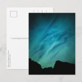Aurora Borealis Noorwegen Briefkaart (Voorkant / Achterkant)