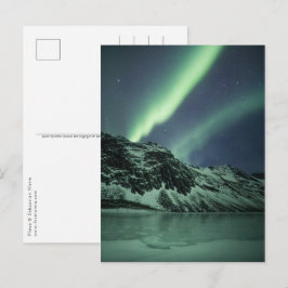 Aurora Borealis Noorwegen Briefkaart