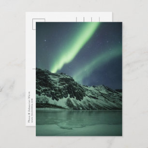 Aurora Borealis Noorwegen Briefkaart