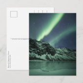Aurora Borealis Noorwegen Briefkaart (Voorkant / Achterkant)