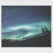 Aurora Borealis Noorwegen Cadeaupapier (Vlak)