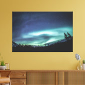 Aurora Borealis Noorwegen Canvas Afdruk (Insitu (Woonkamer))
