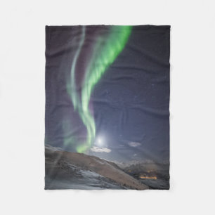 Aurora Borealis Noorwegen Fleece Deken