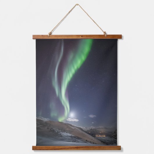 Aurora Borealis Noorwegen Hangend Wandkleed (Voorkant)