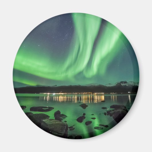 Aurora Borealis Noorwegen Magneet (Voorkant)