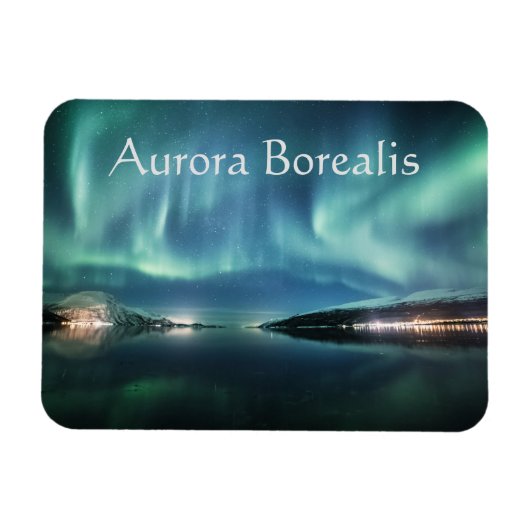 Aurora Borealis Noorwegen Magneet (Horizontaal)