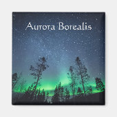 Aurora Borealis Noorwegen Magneet (Voorkant)