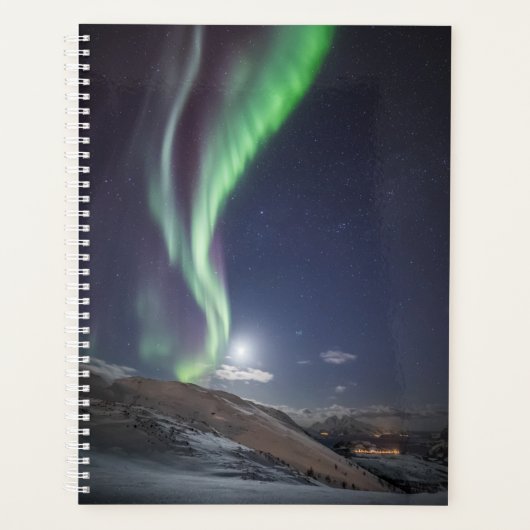 Aurora Borealis Noorwegen Planner (Voorkant)