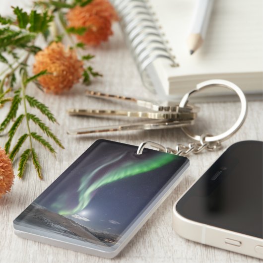 Aurora Borealis Noorwegen Sleutelhanger (Voorkant Rechts)