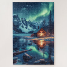 Aurora Borealis Nordic Night Natuur Landschap