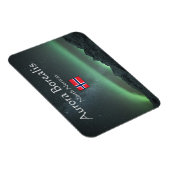 Aurora Borealis North Norway Souvenir Magnet Magneet (Rechterzijde)
