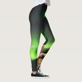 Aurora Borealis Northern Light Ilulissat Groenland Leggings