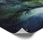 Aurora Borealis Northern Lights Art Print Poster (Hoek)