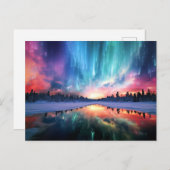 Aurora Borealis, Northern Lights, Briefkaart (Voorkant / Achterkant)