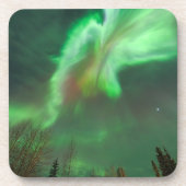 Aurora Borealis Northern Lights | Fairbanks Bier Onderzetter (Voorkant)