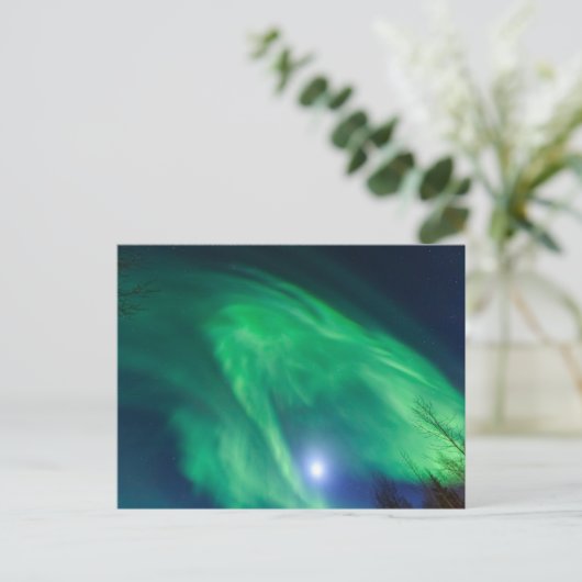Aurora Borealis Northern Lights | Fairbanks Briefkaart (Staand voorkant)