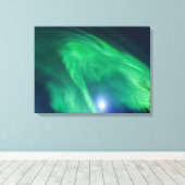 Aurora Borealis Northern Lights | Fairbanks Canvas Afdruk (Insitu (Houten vloer))