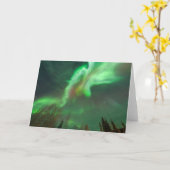 Aurora Borealis Northern Lights | Fairbanks Kaart (Gele Bloem)