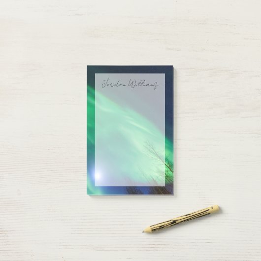 Aurora Borealis Northern Lights | Fairbanks Post-it® Notes (Op bureau)
