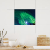 Aurora Borealis Northern Lights | Fairbanks Poster (Keuken)