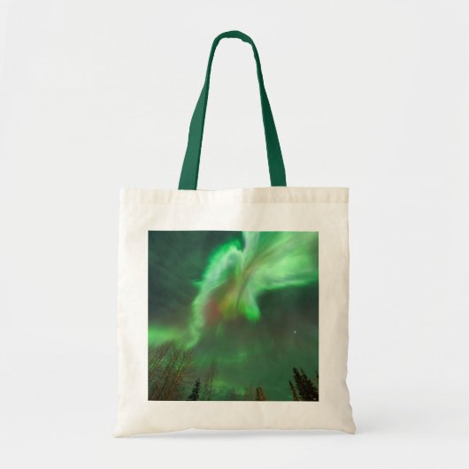 Aurora Borealis Northern Lights | Fairbanks Tote Bag (Voorkant)