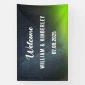 Aurora Borealis Northern Lights Green Wedding Spandoek