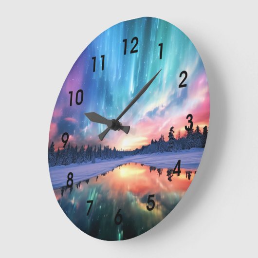 Aurora Borealis, Northern Lights, Grote Klok (Hoek)