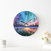 Aurora Borealis, Northern Lights, Grote Klok (Huis)